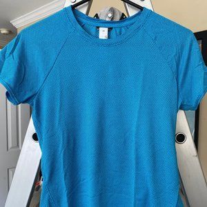 Oiselle Flyout Short Sleeve Tee Blue 6